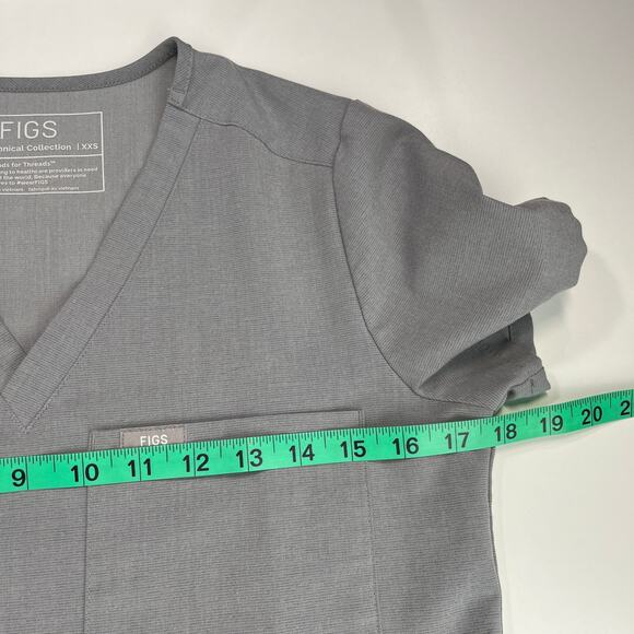 Figs Catarina One-Pocket Scrub Top Size XXS Dark Space Grey - Picture 6 of 9